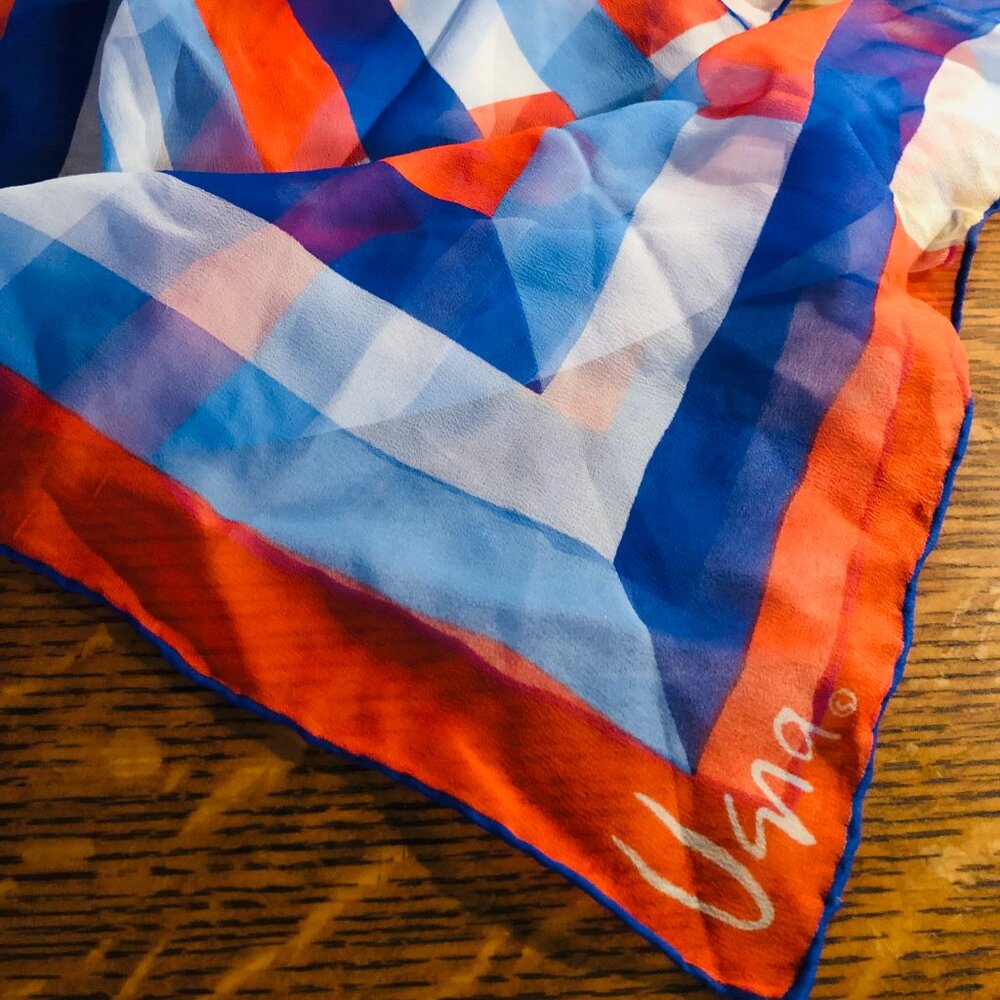 Vintage Vera Nuemann Silk Blend Scarf